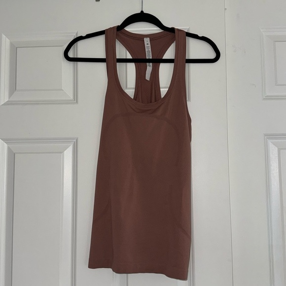 Lululemon Swiftly Tech Racerback Tank Top 2.0 Spiced Chai Sz 8 - Picture 5 of 6